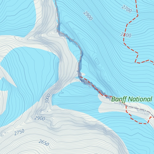 Map of Mount Balfour