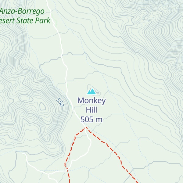 Map of Monkey Hill