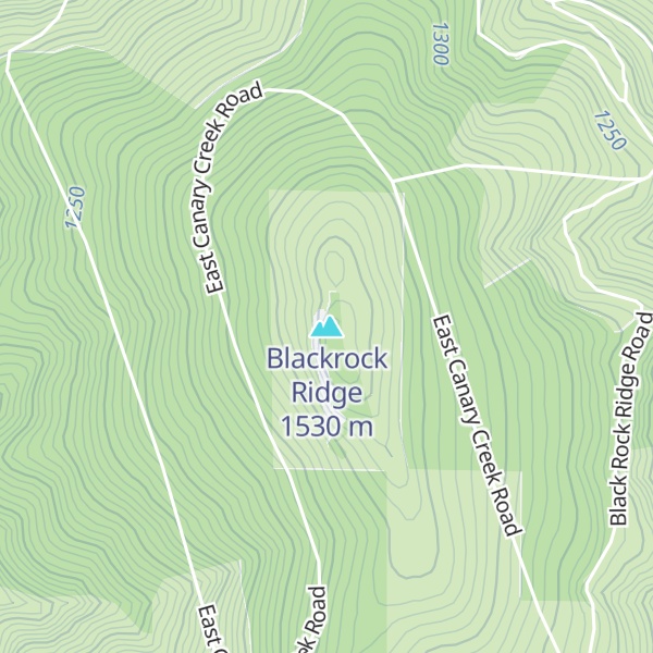 Map of Blackrock Ridge