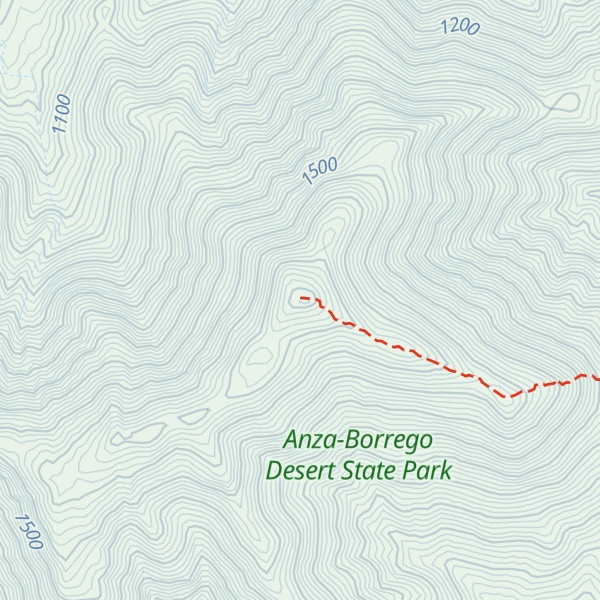 Map of Granite Mountain