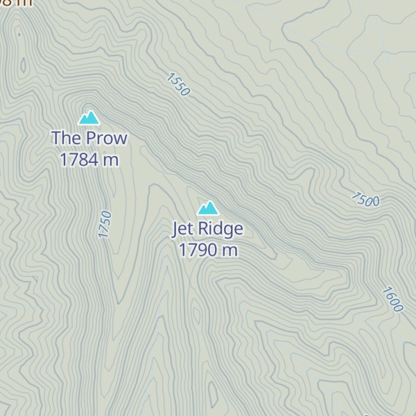 Map of Jet Ridge