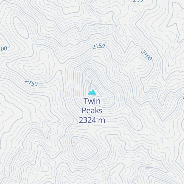 Map of Twin Peaks