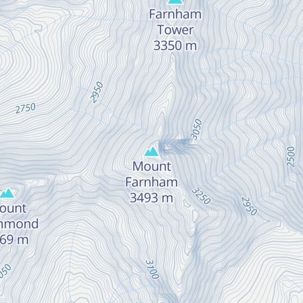 Map of Mount Farnham