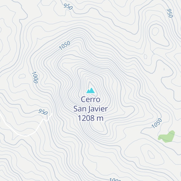 Map of Cerro San Javier