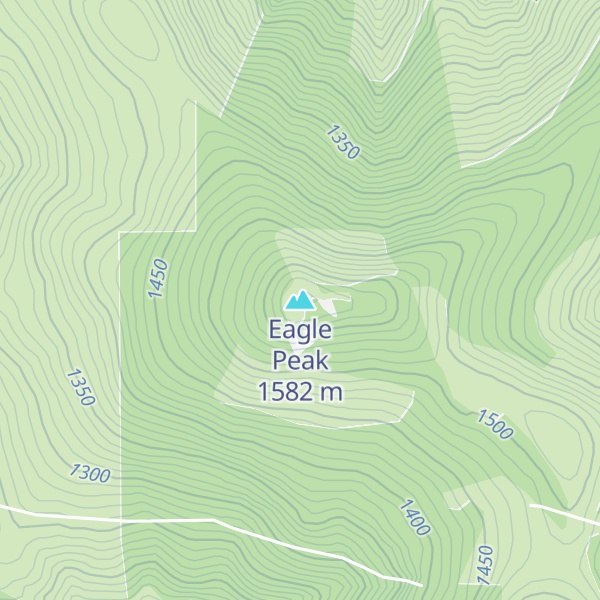 Map of Eagle Peak