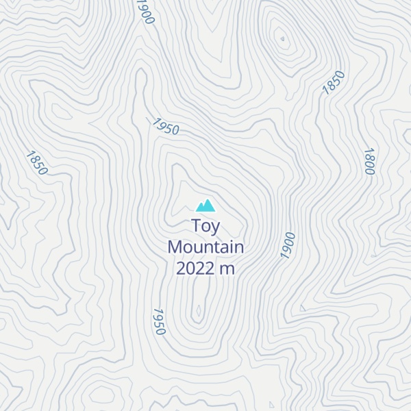 Map of Toy Mountain