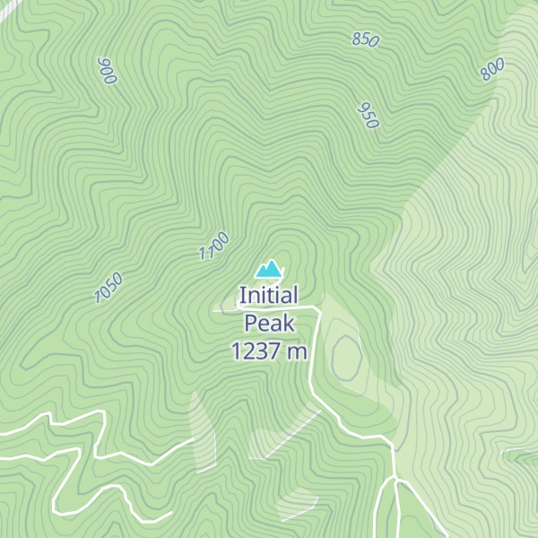Map of Initial Peak