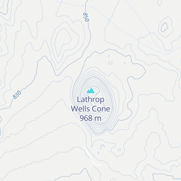 Map of Lathrop Wells Cone