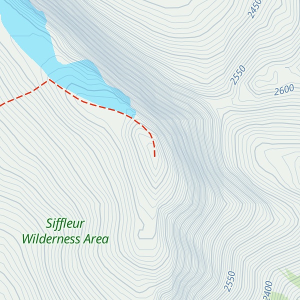 Map of Marmota Peak