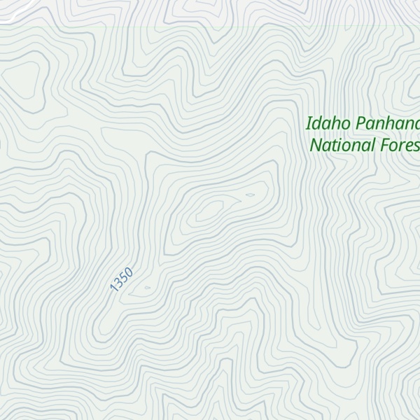 Map of Tyson Peak