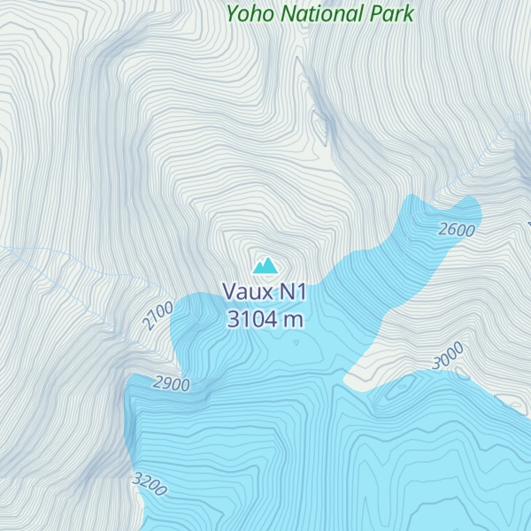 Map of Vaux N1