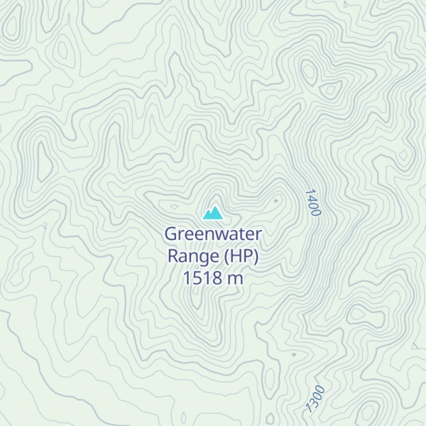 Map of Greenwater Range (HP)