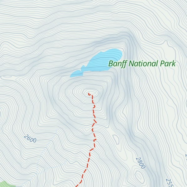 Map of Mount Weed