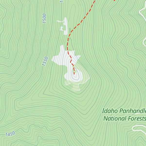 Map of Chilco Mountain