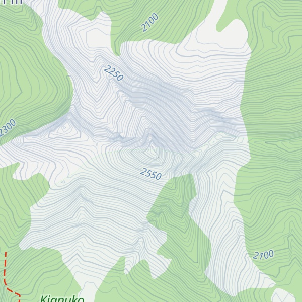 Map of Haystack Mountain