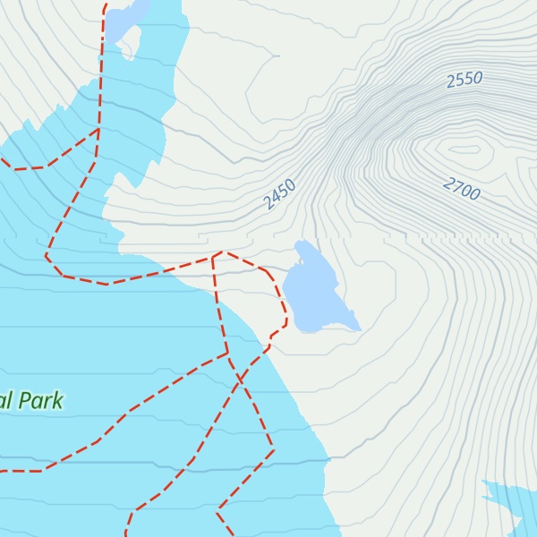 Map of Peyto Hut
