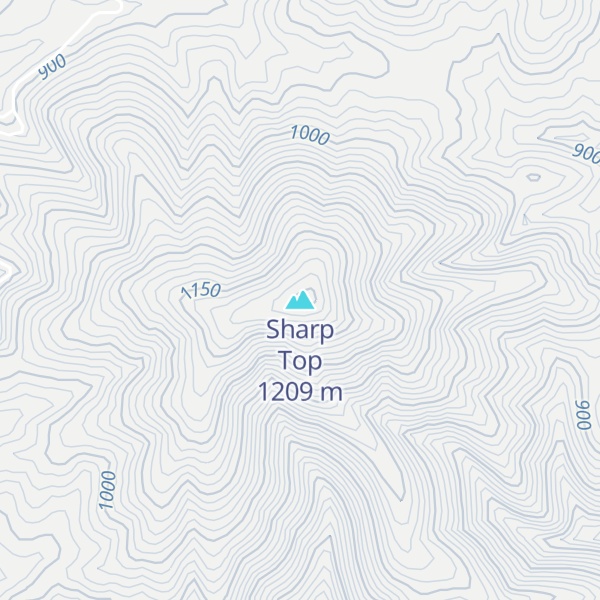 Map of Sharp Top