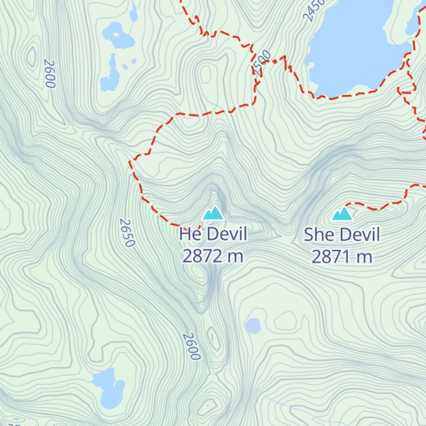 Map of He Devil