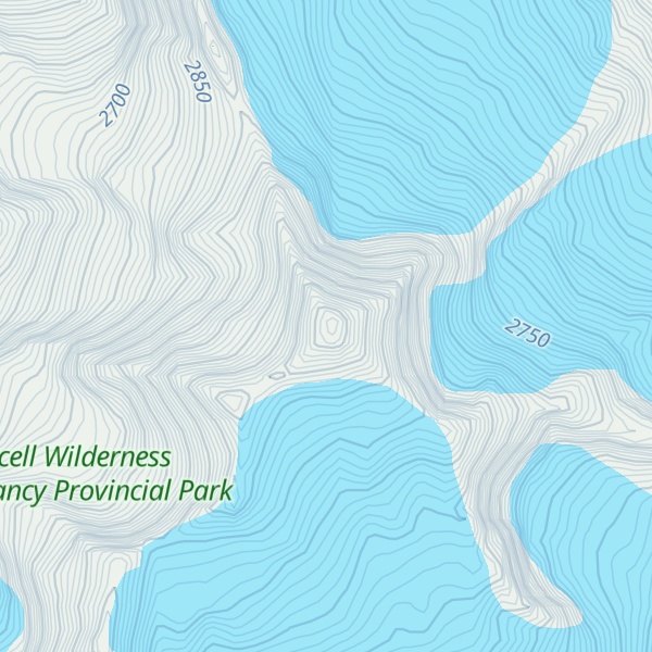 Map of Mount Toby