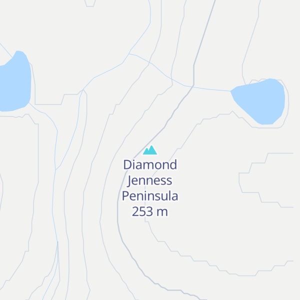 Map of Diamond Jenness Peninsula