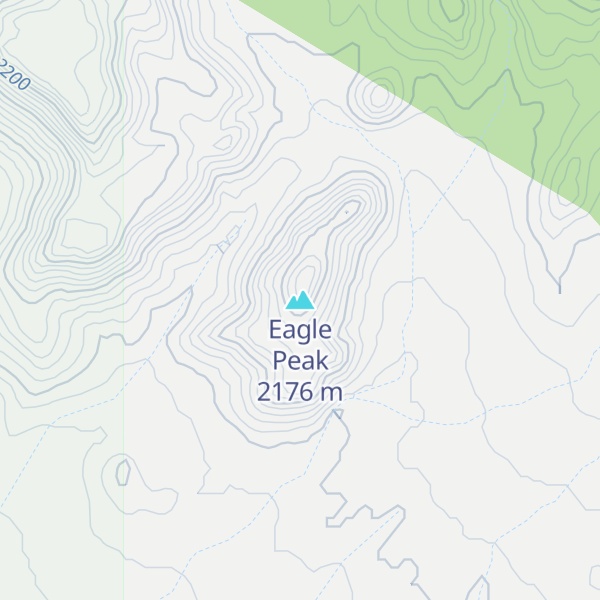 Map of Eagle Peak