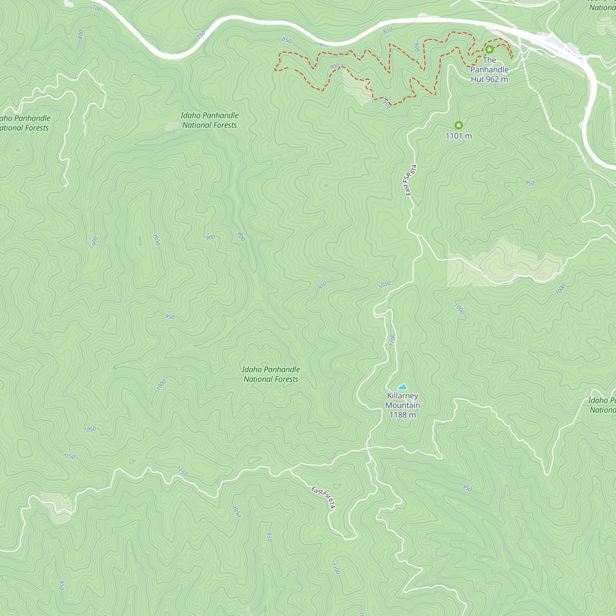 Ian's Eagle Hut map