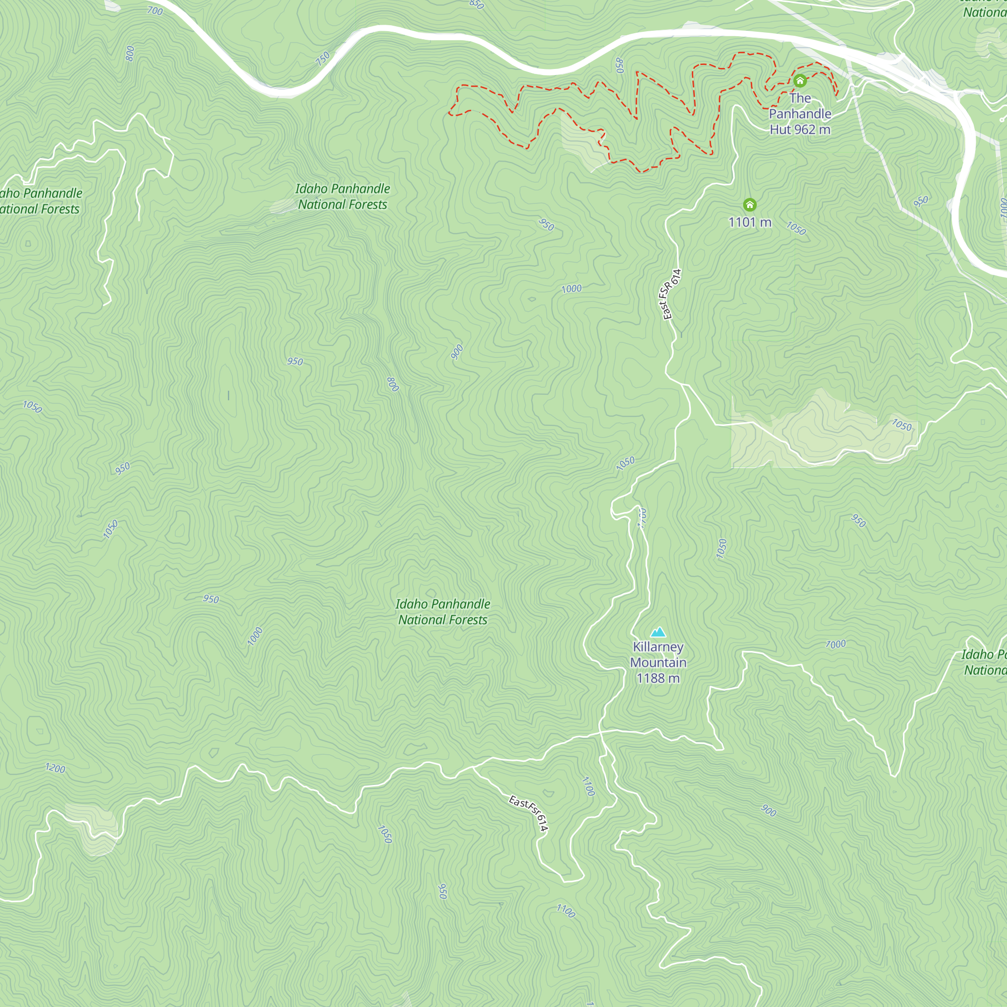 Ian's Eagle Hut map