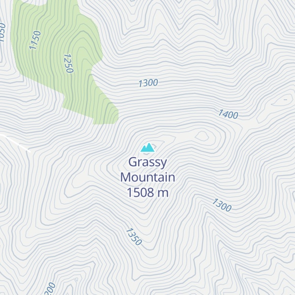 Map of Grassy Mountain