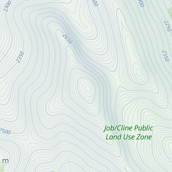Map of Mount Hensley
