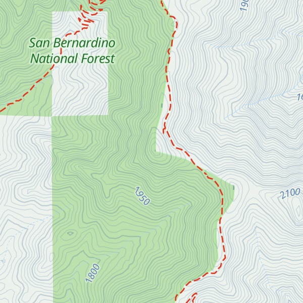 Map of Pyramid Peak