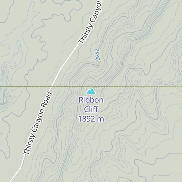 Map of Ribbon Cliff