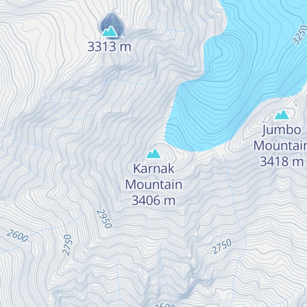 Map of Karnak Mountain
