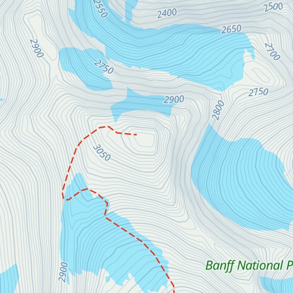 Map of Mount Patterson