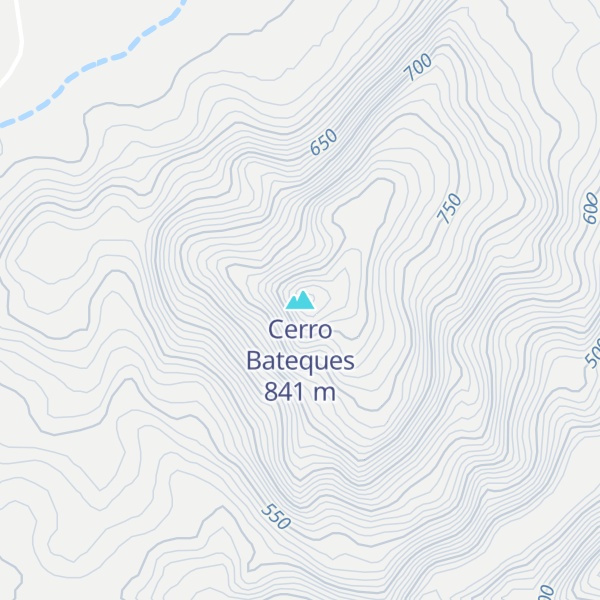 Map of Cerro Bateques