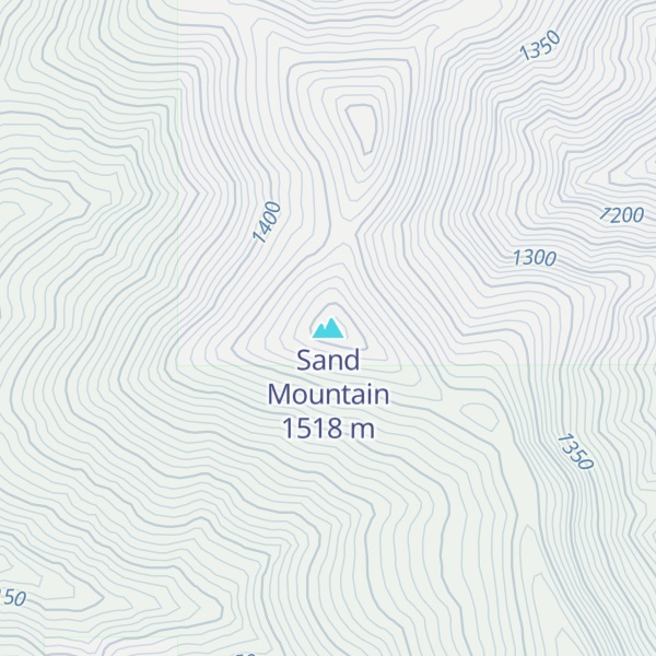 Map of Sand Mountain
