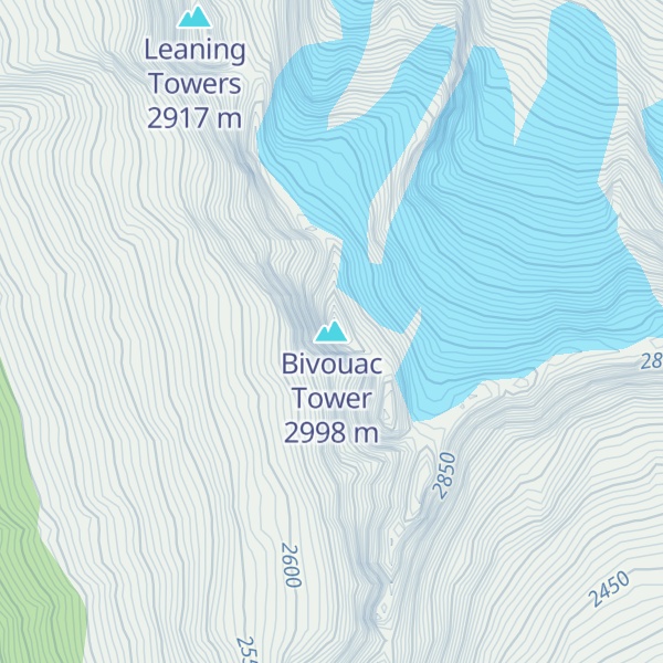 Map of Bivouac Tower