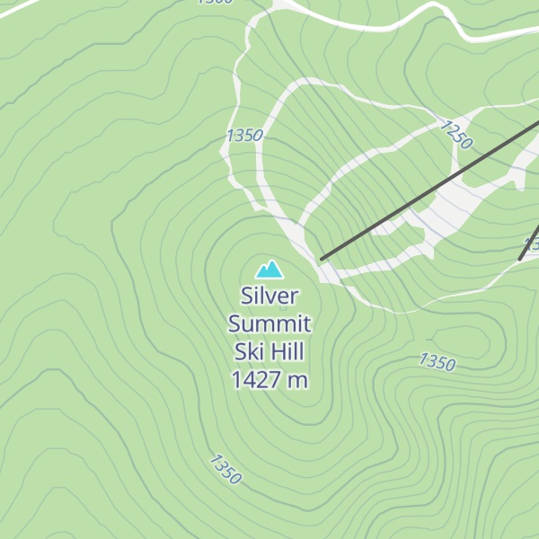 Map of Silver Summit Ski Hill