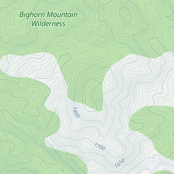 Map of Black Mountain