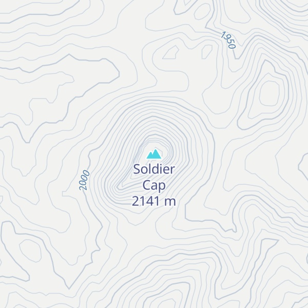Map of Soldier Cap