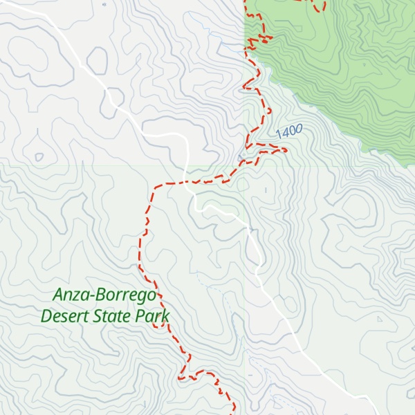 Map of Table Mountain