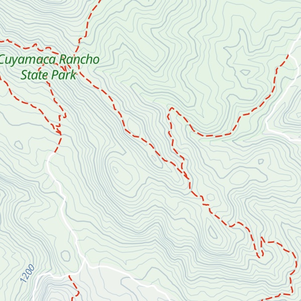 Map of Airplane Ridge