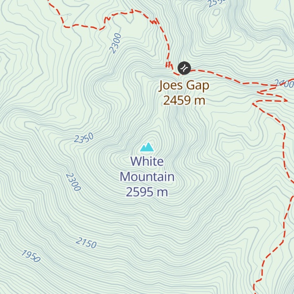Map of White Mountain