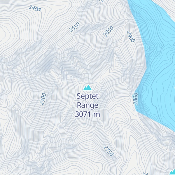 Map of Septet Range