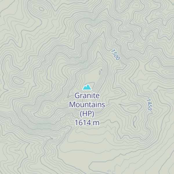 Map of Granite Mountains (HP)