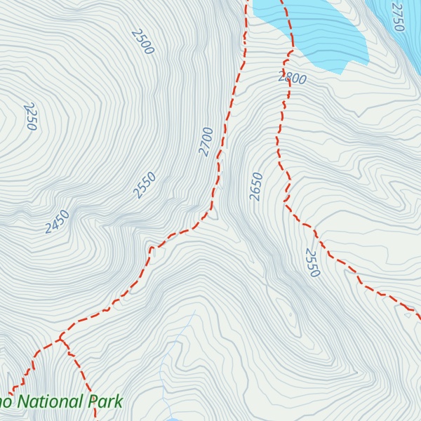 Map of Mount Pollinger