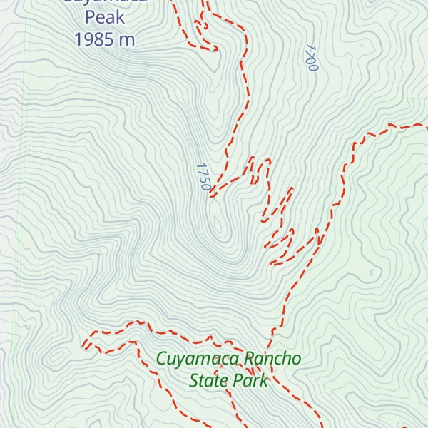 Map of Japacha Peak