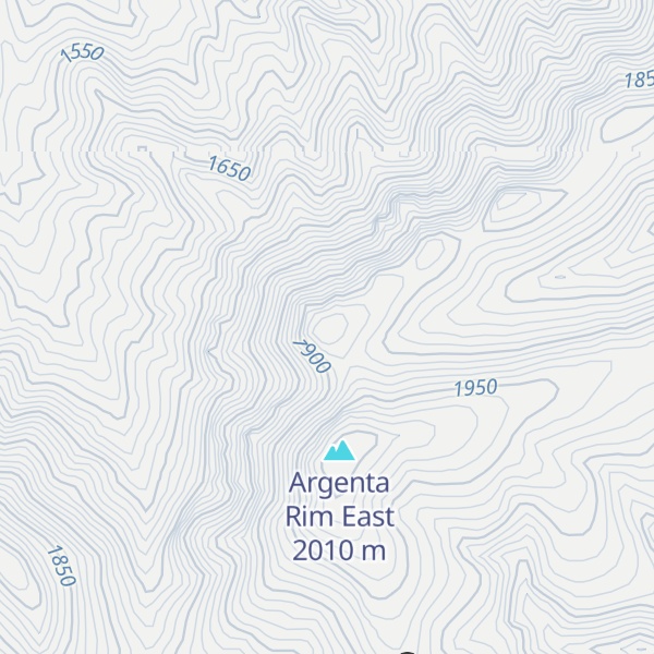 Map of Argenta Rim