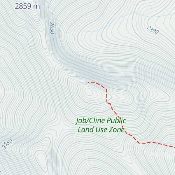 Map of Epiphany Peak