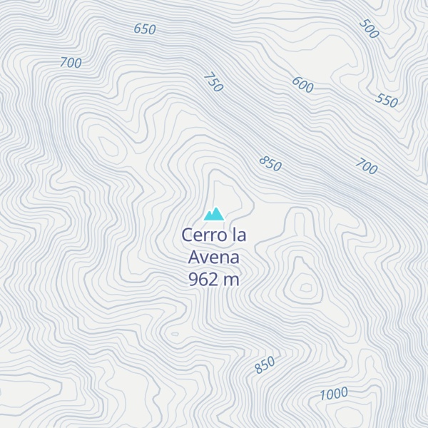 Map of Cerro la Avena