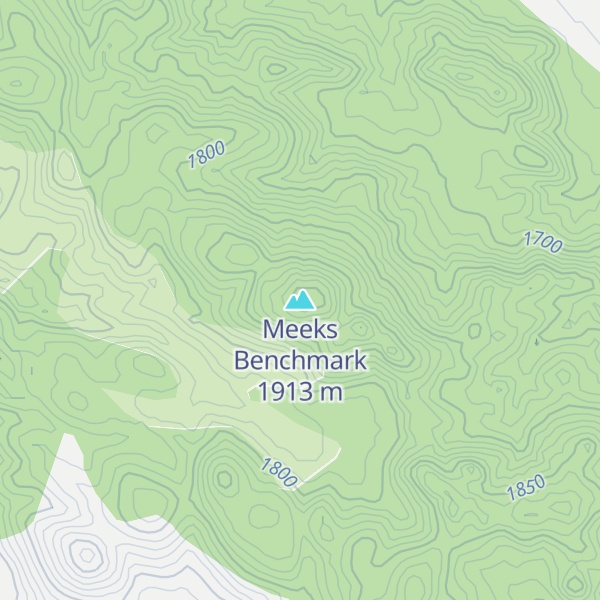 Map of Meeks Benchmark